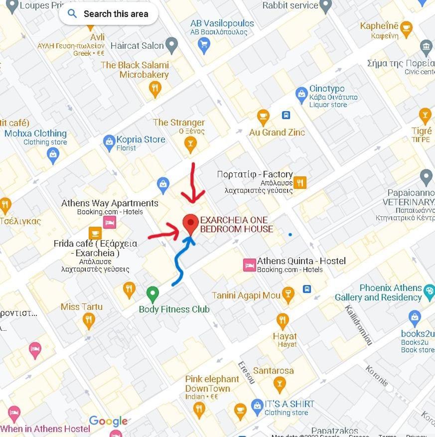 Exarcheia: Independent Ground Floor House. Apartment Athens Ngoại thất bức ảnh